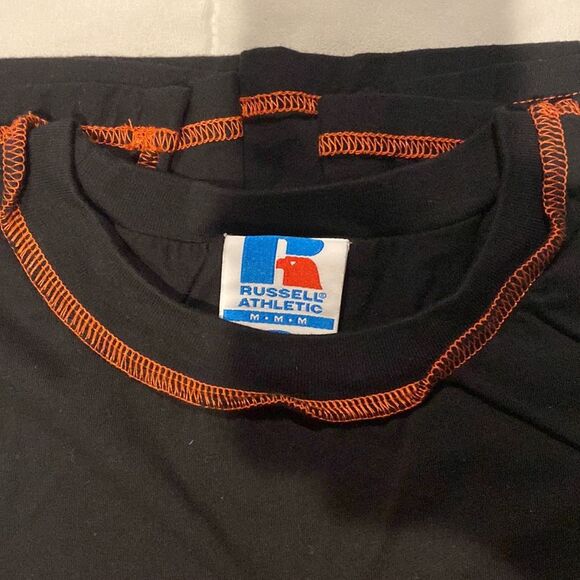 Stitched russell tee shirt with inverse - Picture 2 of 3